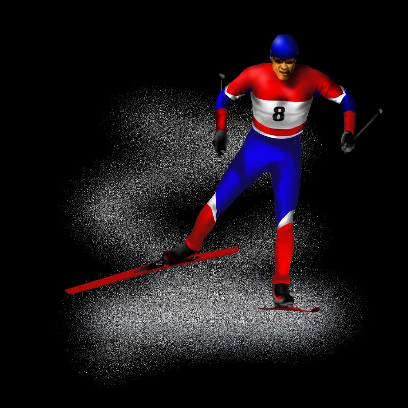 skiing