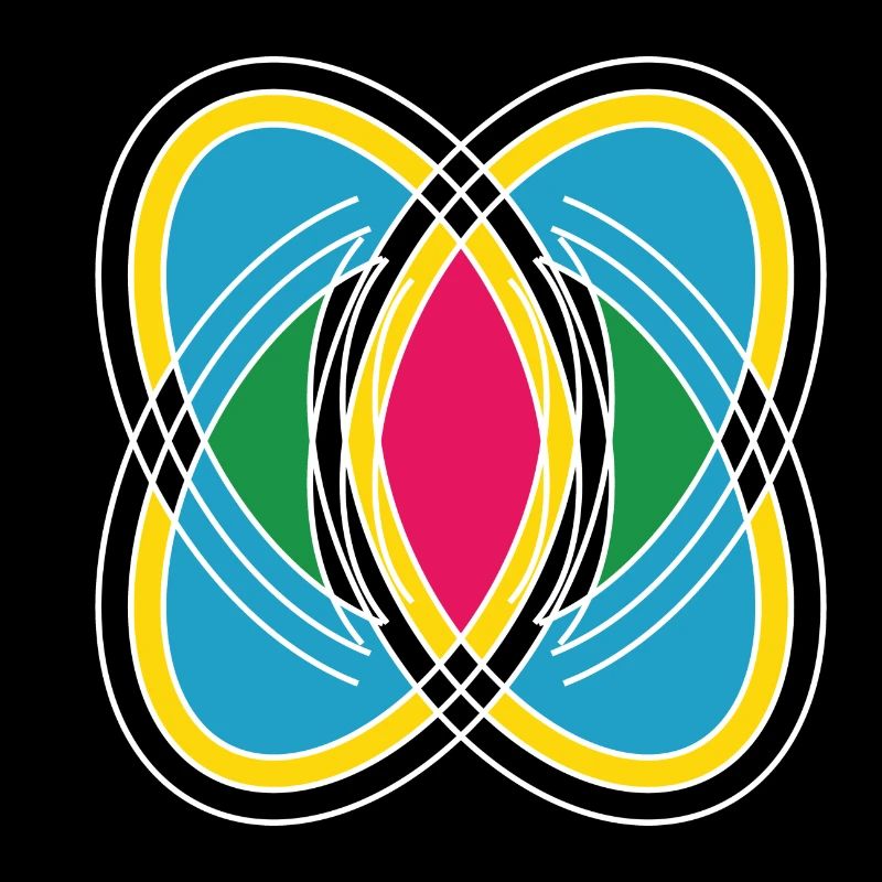 Abstract with different colors and patterns