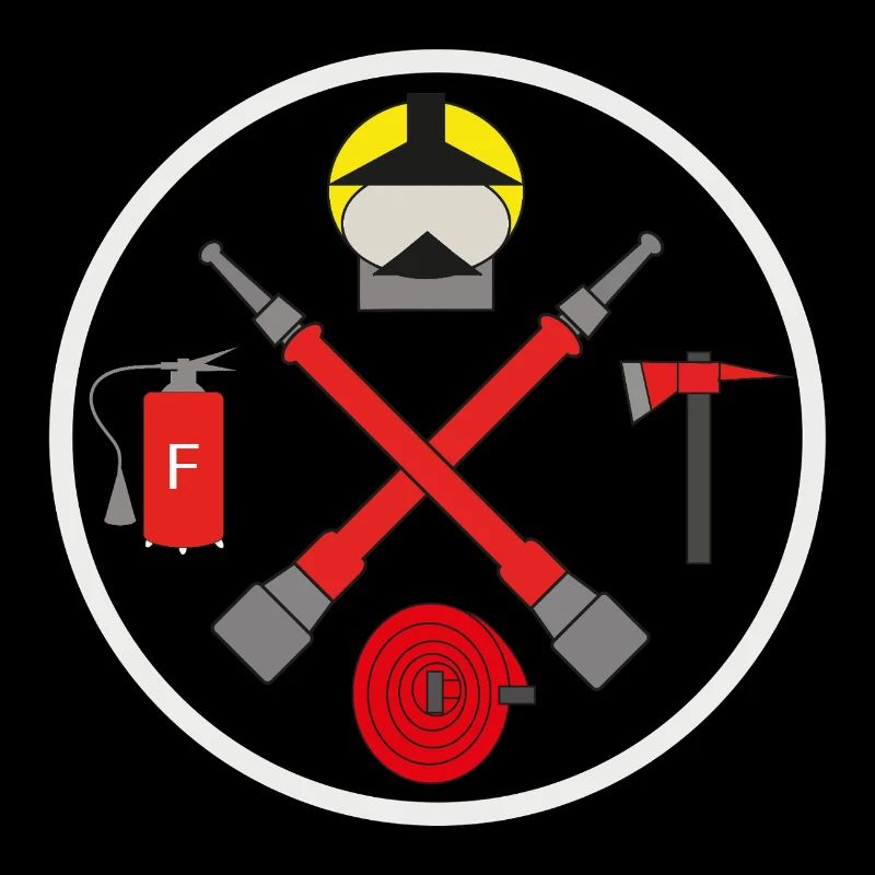 112 Fire Brigade Circle Logo