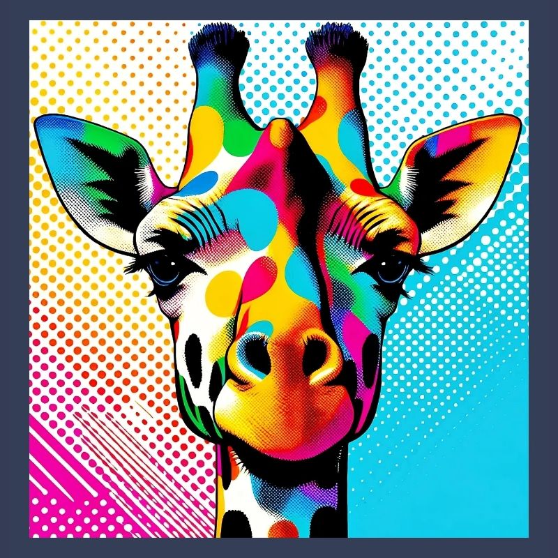 Giraffe Pop Art