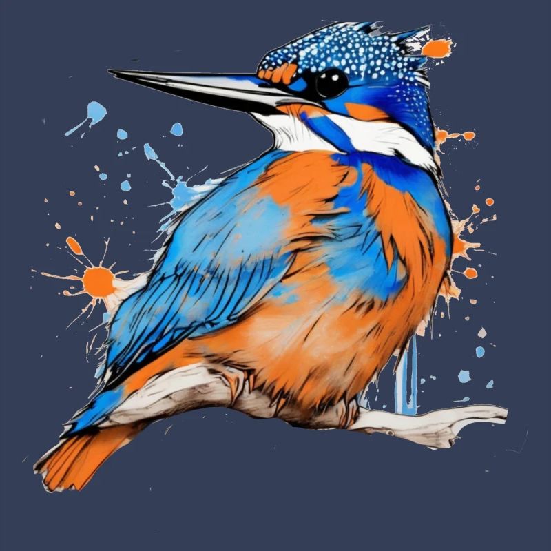 Eisvogel,Zeichnung,bunt,vogel,Graffiti,sketch
