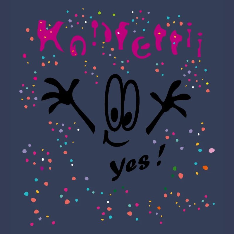 Konfetti Karneval Comic