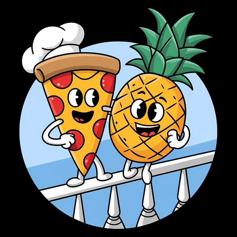 Pineapple Pizza Hawaiian Pineapple Pizza on Pizza