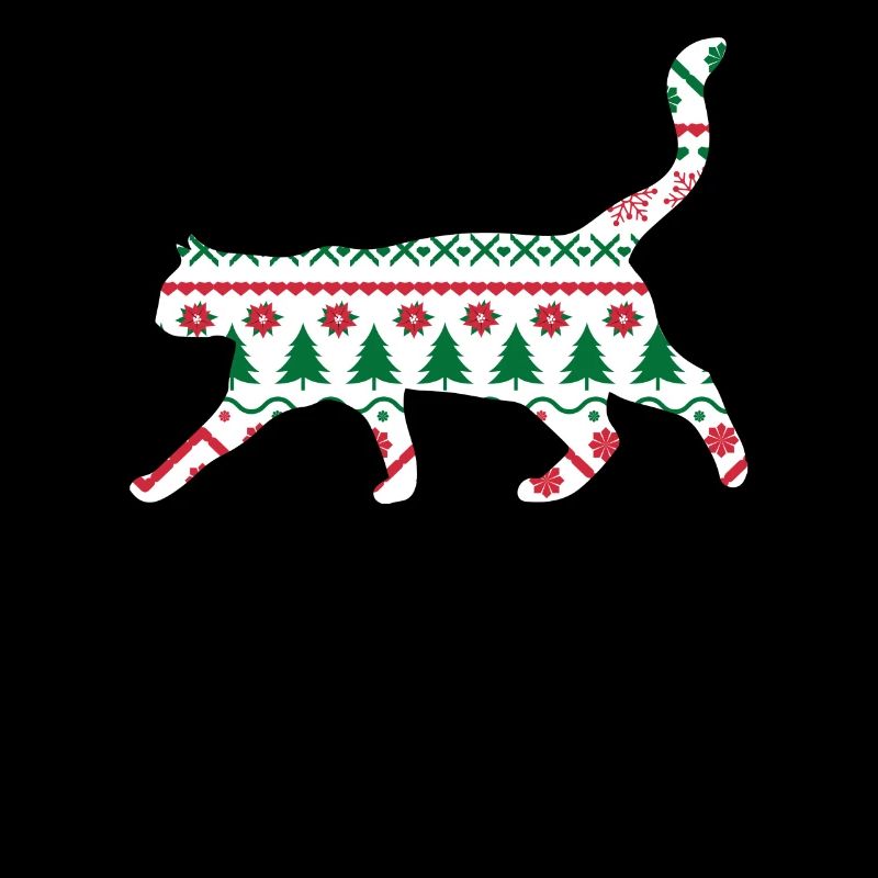 Noël mignon de Noël Chat Chat cadeau de Noël