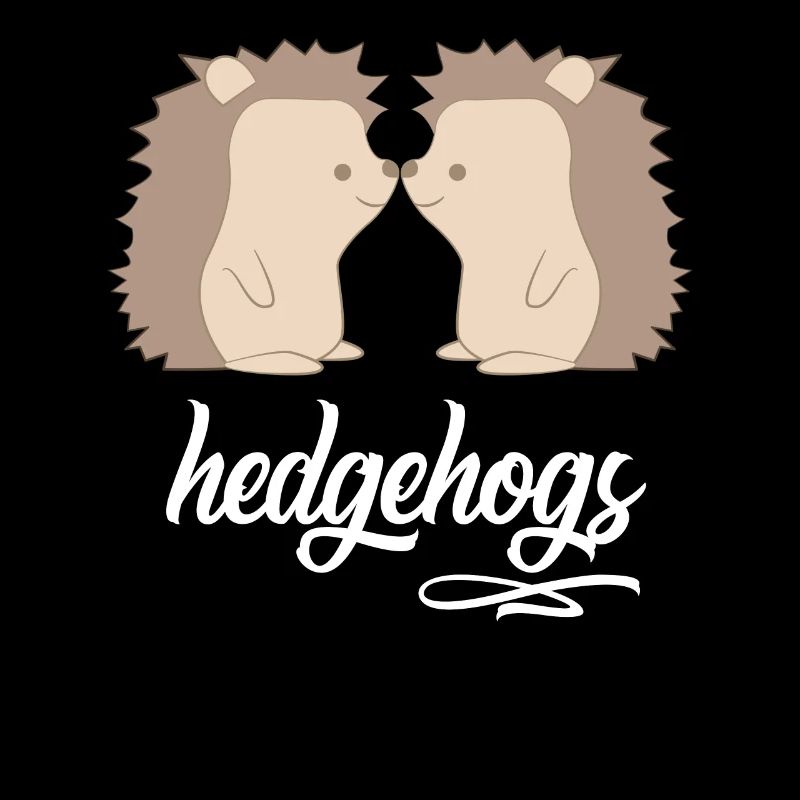 Hérisson - Hérisson amoureux - Hérisson fan - Hedgie - Mignon