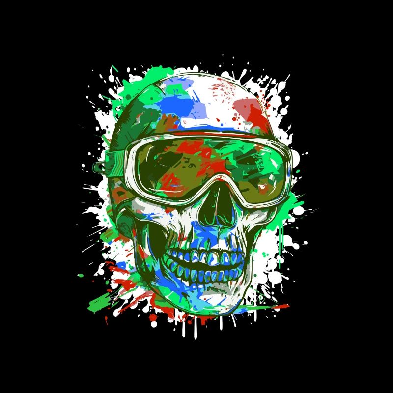 Ski Skull Ski Goggles