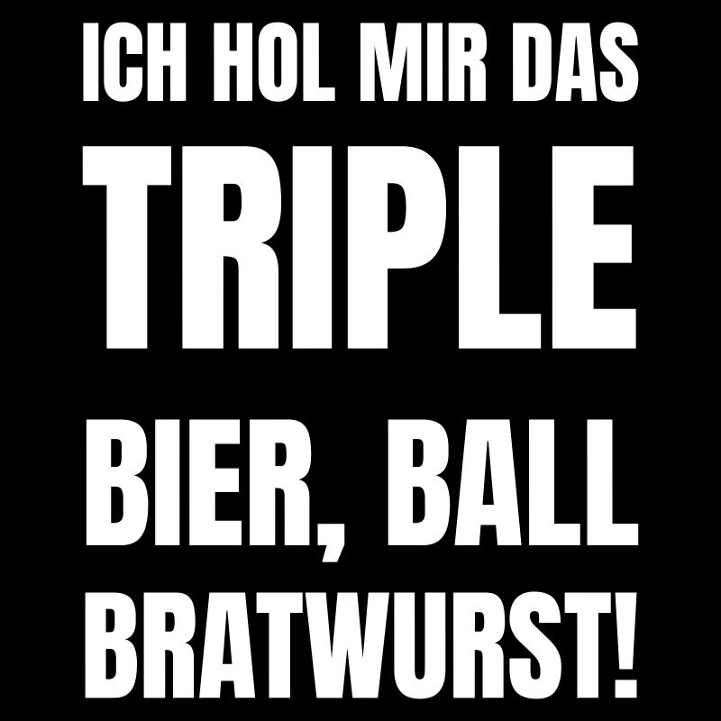 Bière, balle, bratwurst.
