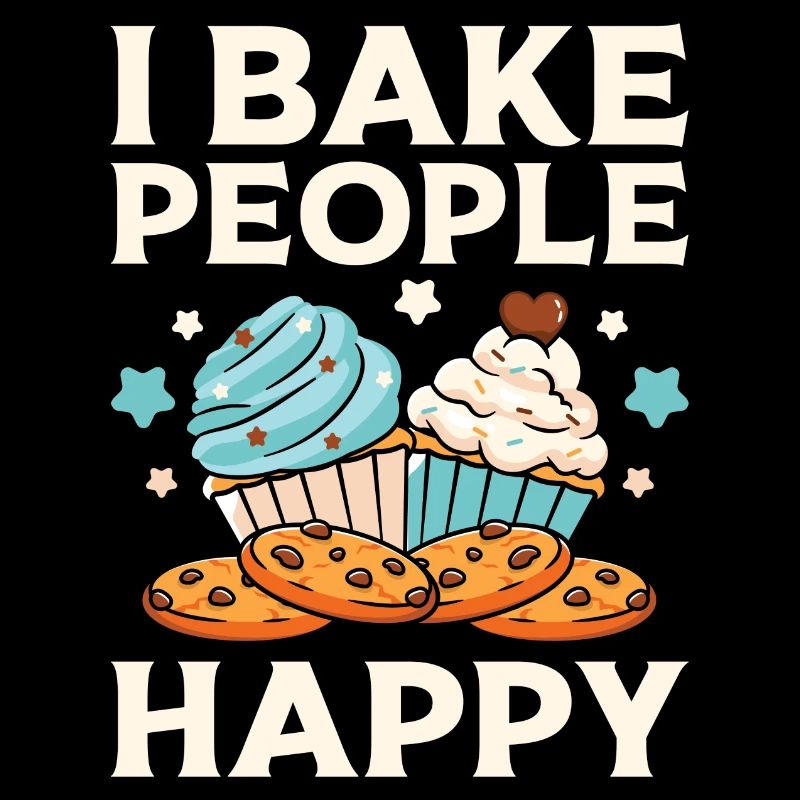 Ich mache Menschen mit Backen glücklich