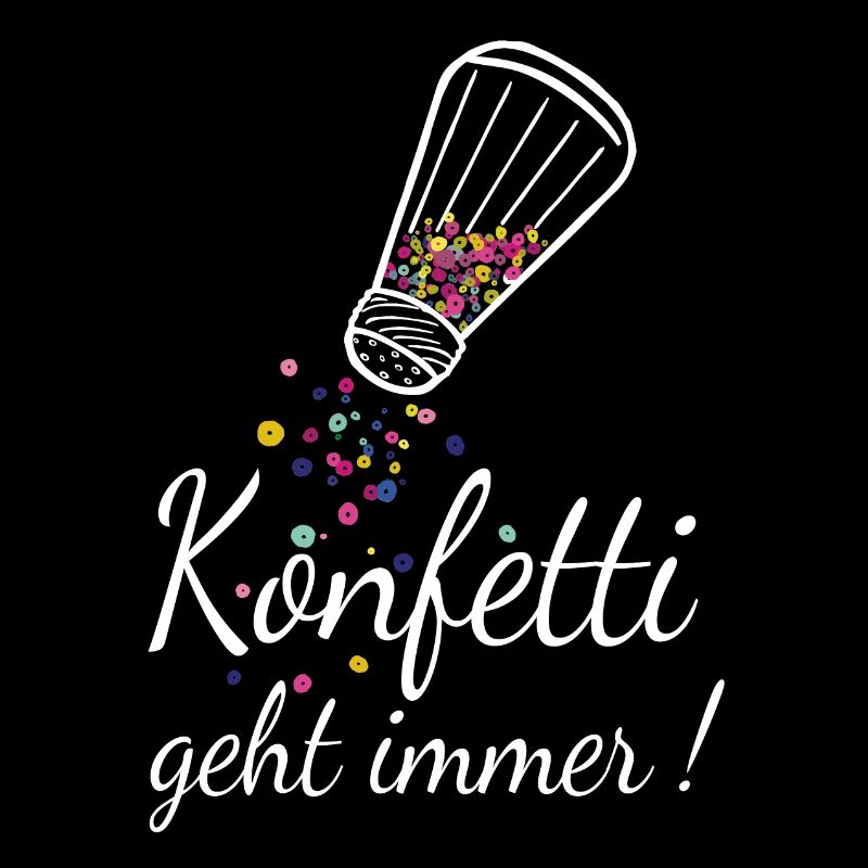 Konfetti geht immer Karneval Fasching