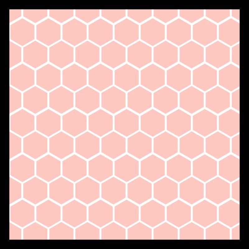 Pink Honeycomb Pattern