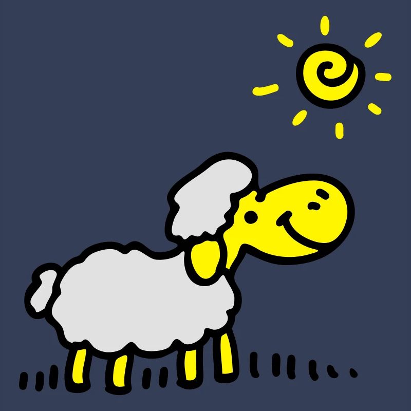 Schäfchen Sonne 3