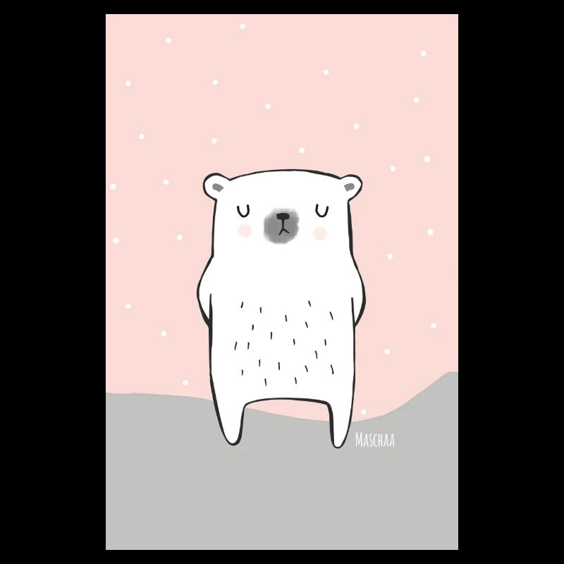 Eisbären Untersetzer