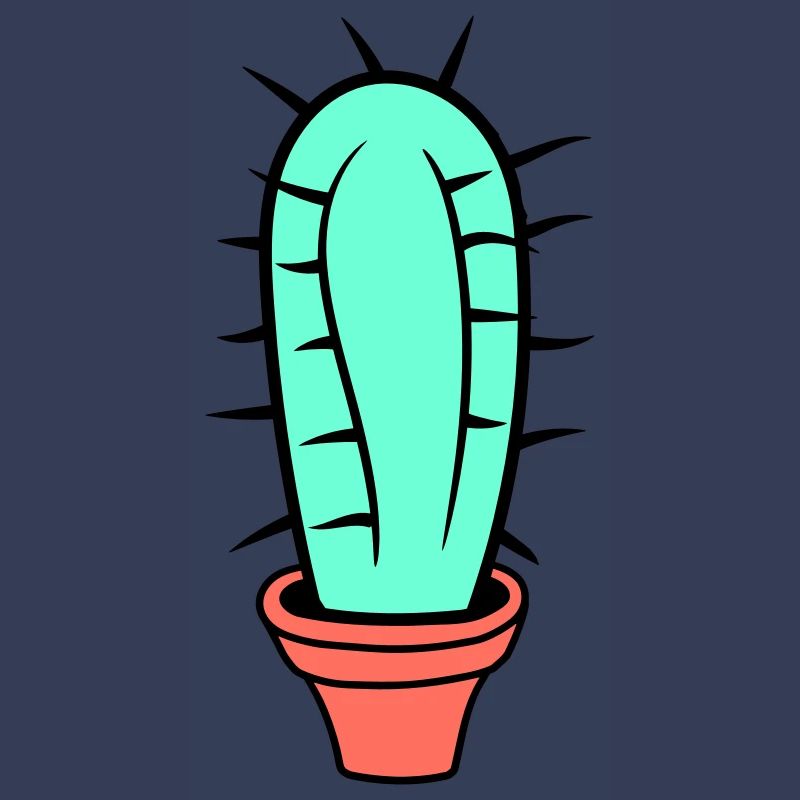 Small Cactus Spines Desert Cacti Flower Pot
