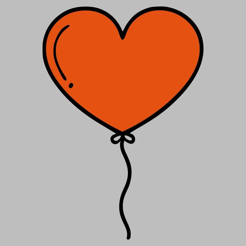 Herzluftballon Herz Luftballon