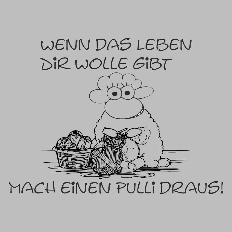 Mach einen Pulli draus – lustiges Strick-Schaf