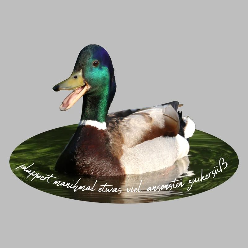 Plappermaul babble chatter duck