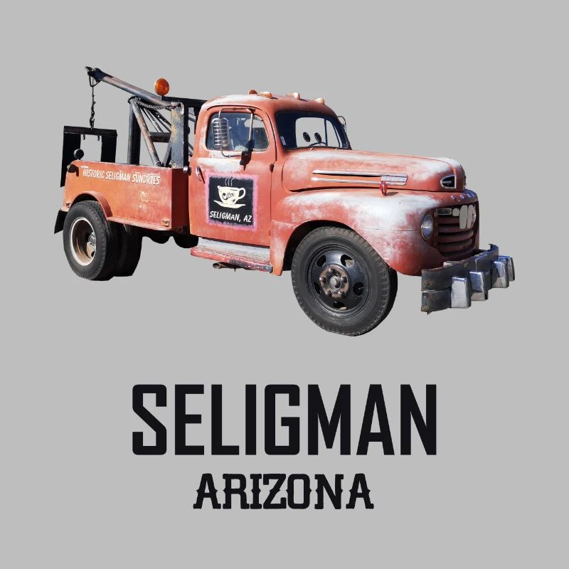 Auto d'epoca, Seligman, Arizona, strada 66 USA