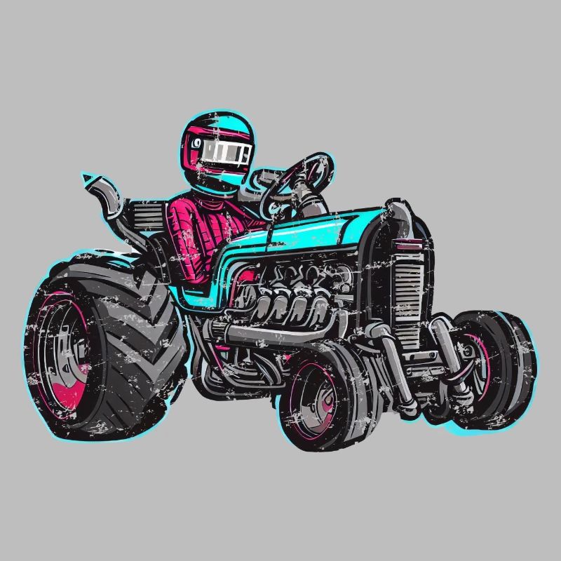 Tractor Tuning Racing Graffity Style