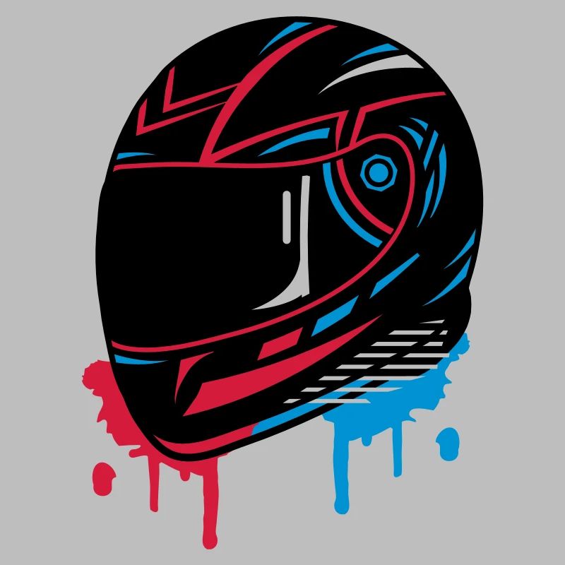Motorcycle helmet Graffiti