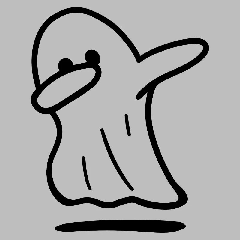 Ghost / Funny ghost / halloween / dabbing ghost
