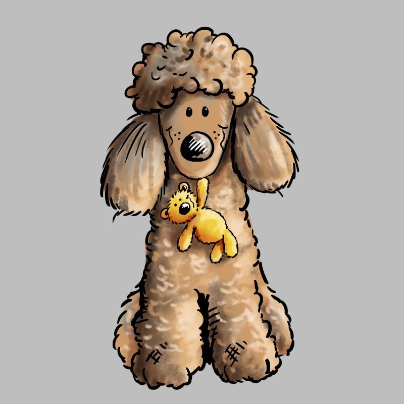 Pudel mit Teddy