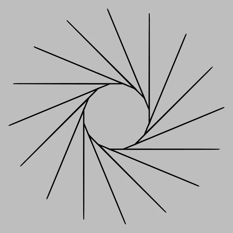 C’est une forme cool, comme un soleil.