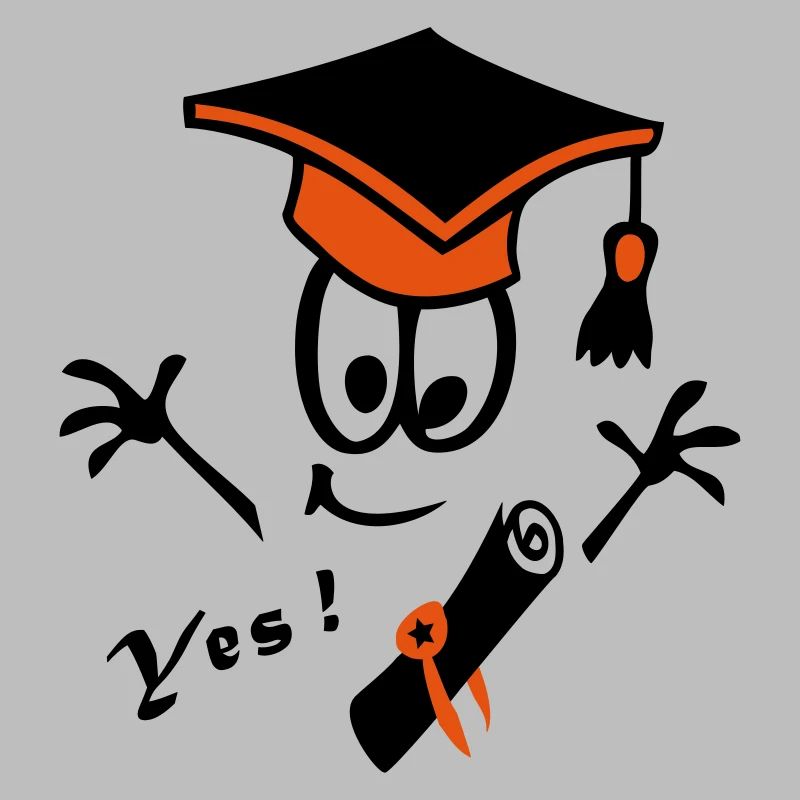 Doktorhut Studium Schule Comic Yes