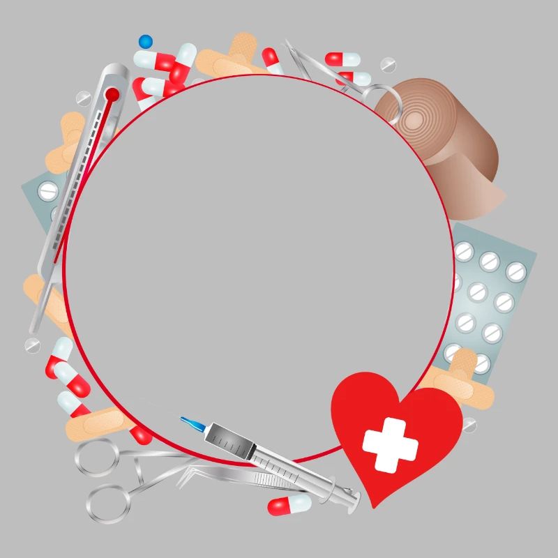 First aid kit or first aid kit as a frame