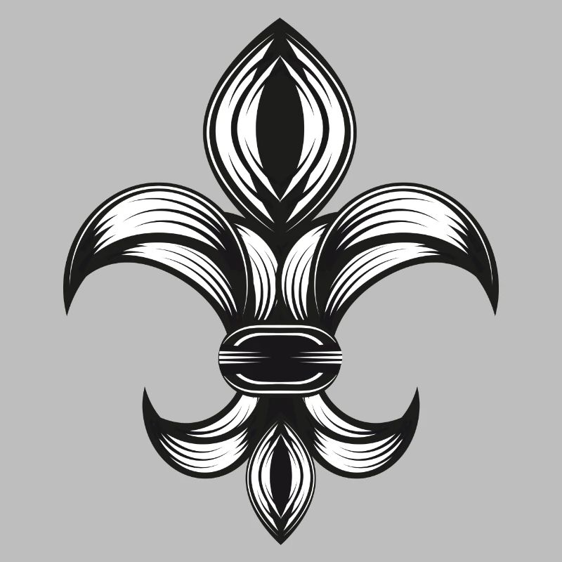 stylized iris - Fleur-de-Lys