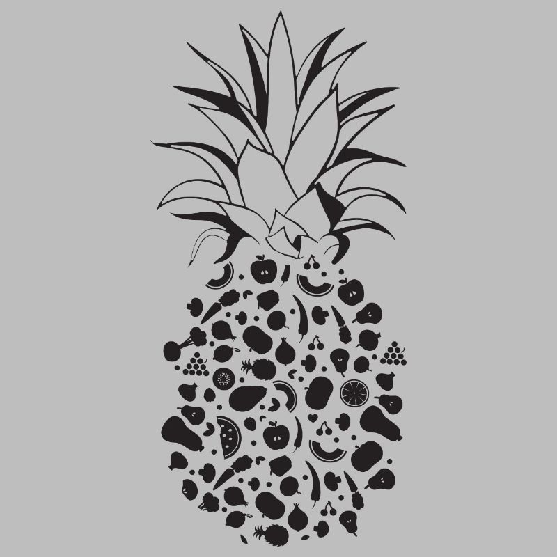Fruits as pineapple