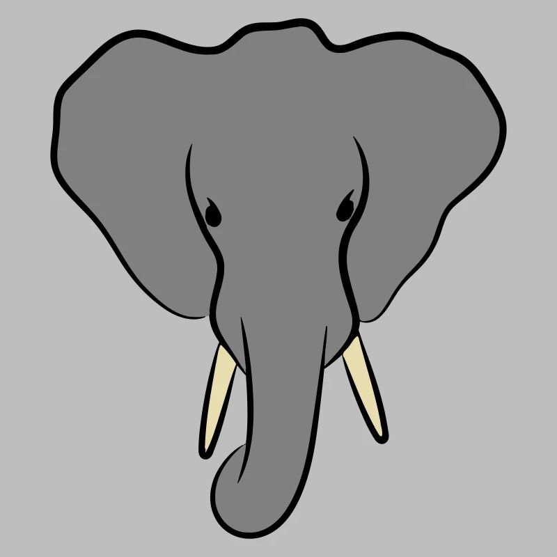 Éléphant Minimaliste