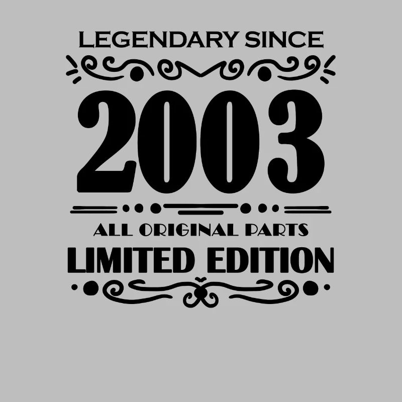 2003 - Né 2003 - Année de construction 2003