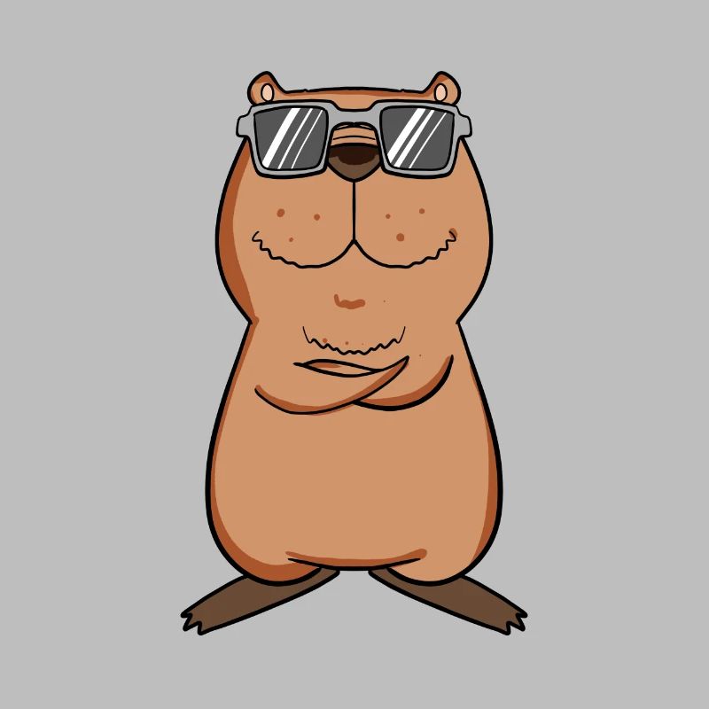 cooles Capybara