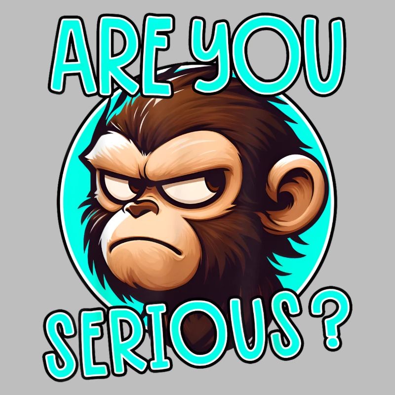 Sei una scimmia seria