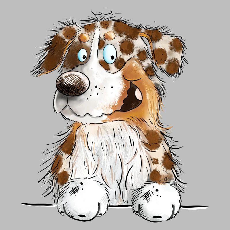 Funny Australian Shepherd Red Merle