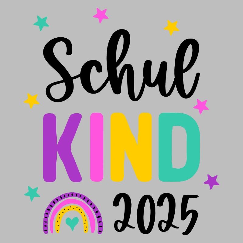 Schulkind 2025 Einschulung Regenbogen Schule