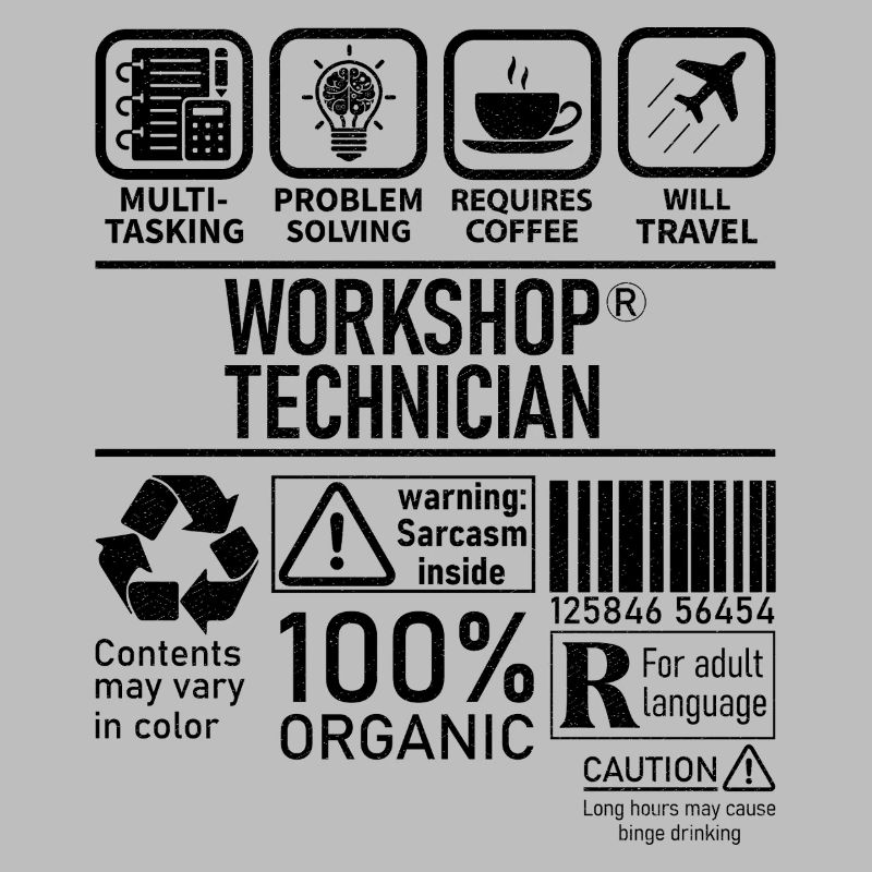 Workshop Technician multi tasking problem solving