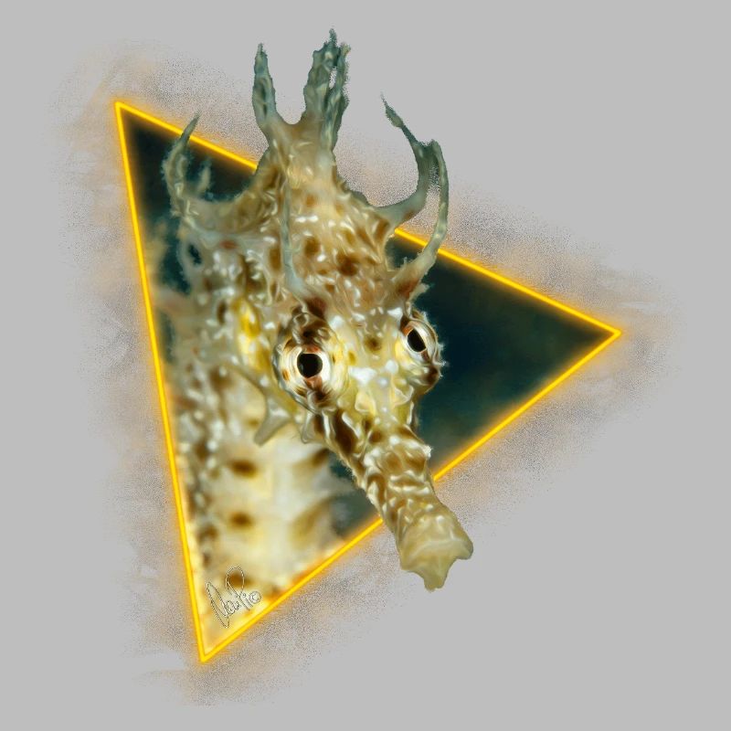 Hippocampe dans un triangle