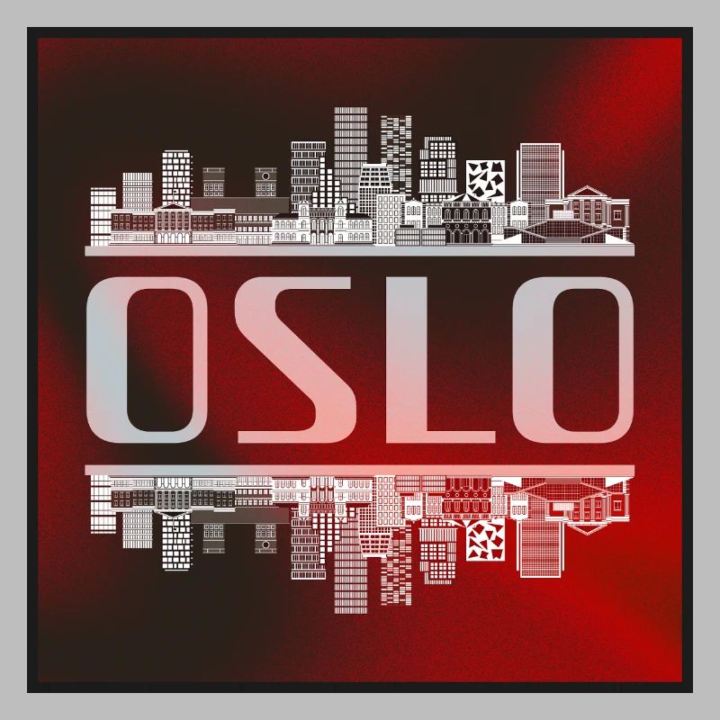 Oslo Skyline Mirror Image – Norway Architecture