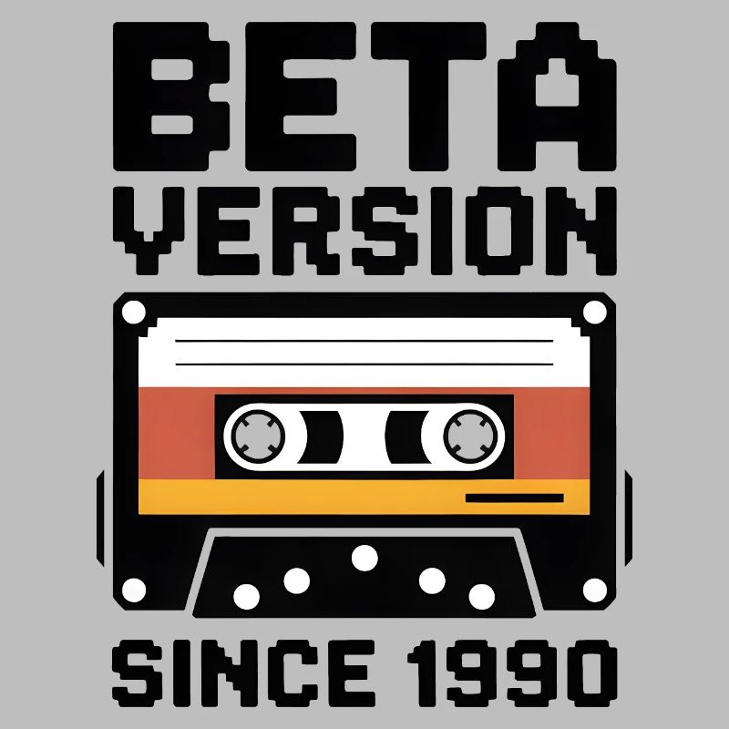 Conception d’impression de cassette rétro