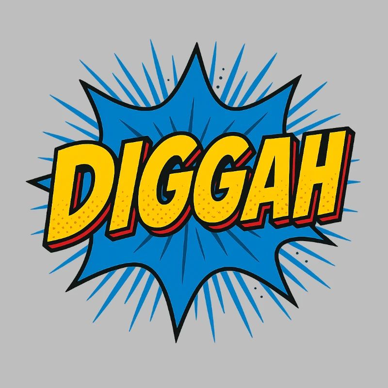 Comic-Style Dugout Schlagtext