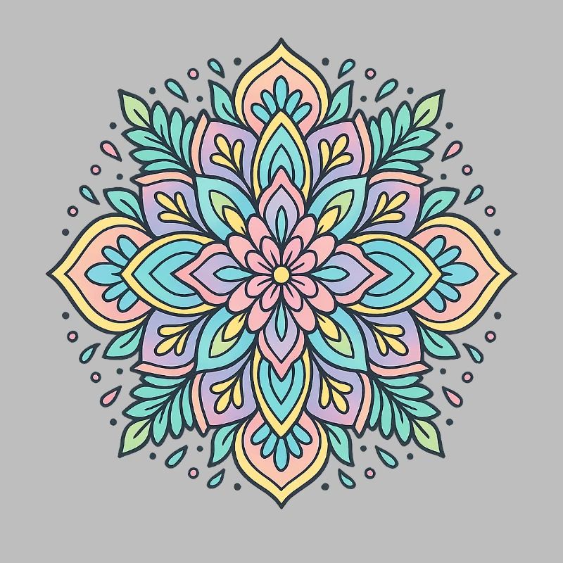 Mandala de fleurs