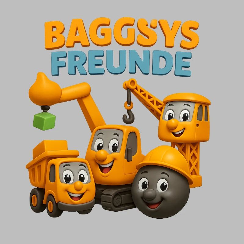 Baggys Construction Equipment Children's Design