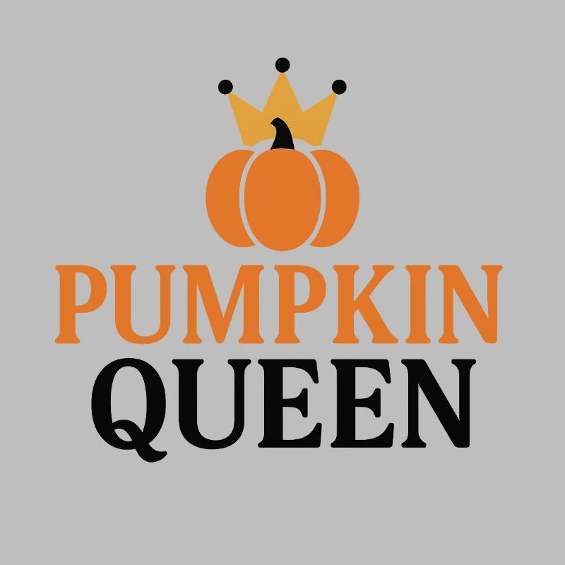 Conception de reines de citrouilles