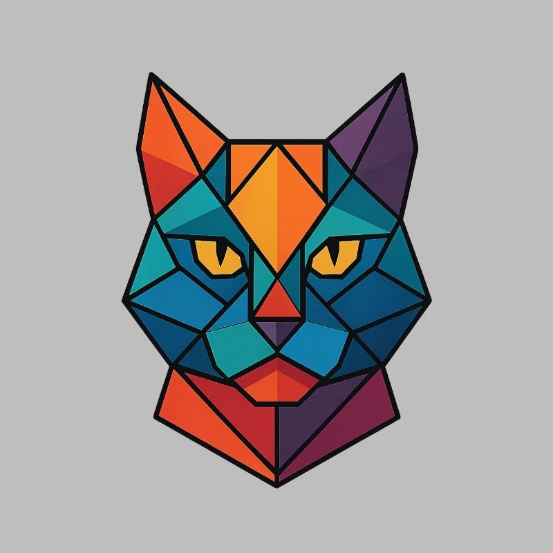 Chat | Tête de chat Impression / Impression / Design