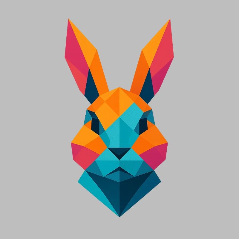 Lapin | Tête de lapin Impression / Impression / Design