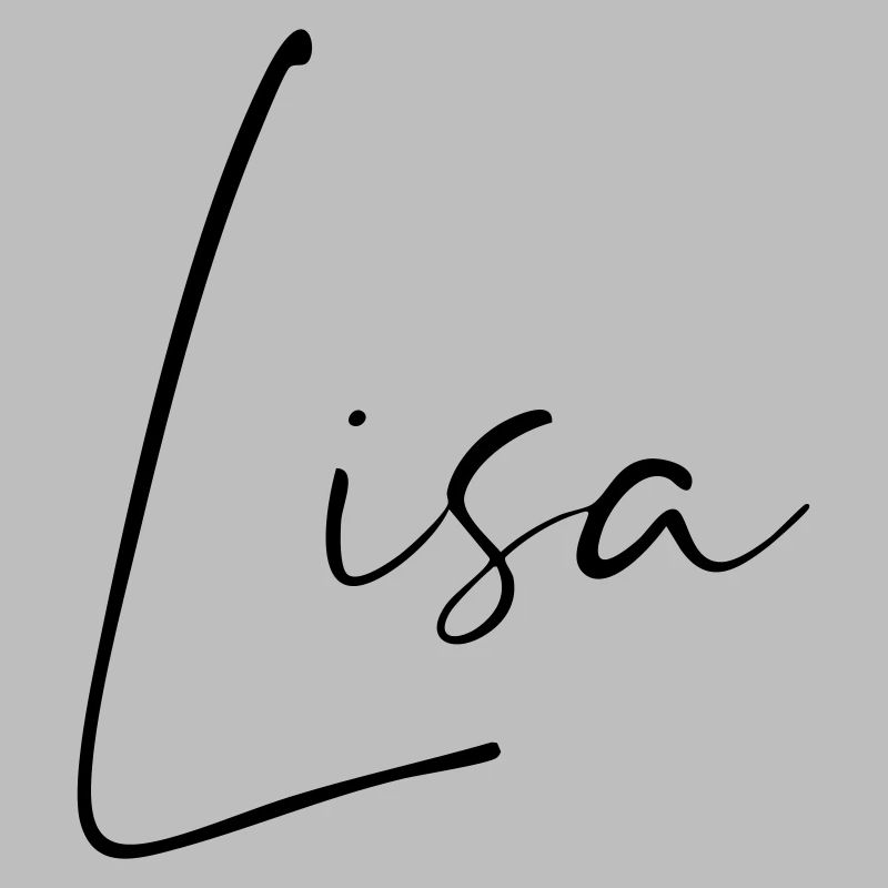 Lisa / Conception du nom de l’écriture manuscrite