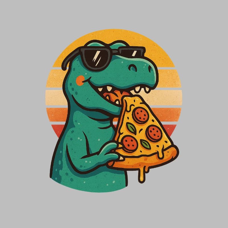 Pizza Saurus Retro