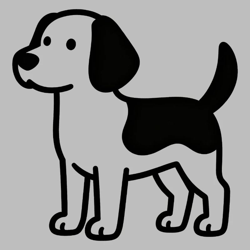 Schwarzer Hund