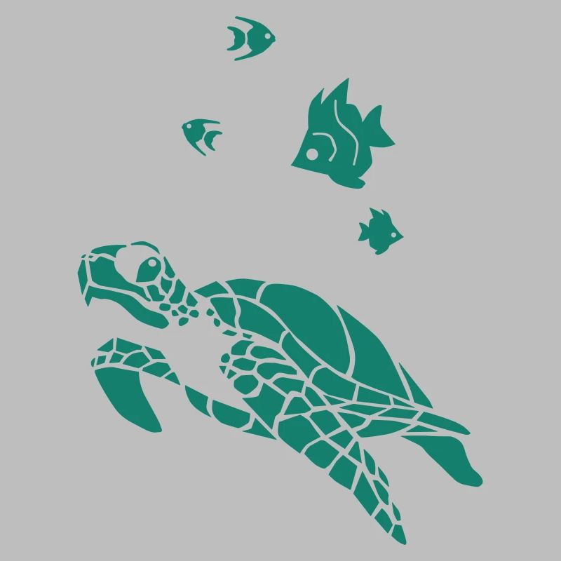 Turtle anf Flag fish